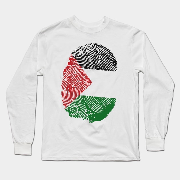 FREE PALESTINE Long Sleeve T-Shirt by Waqar